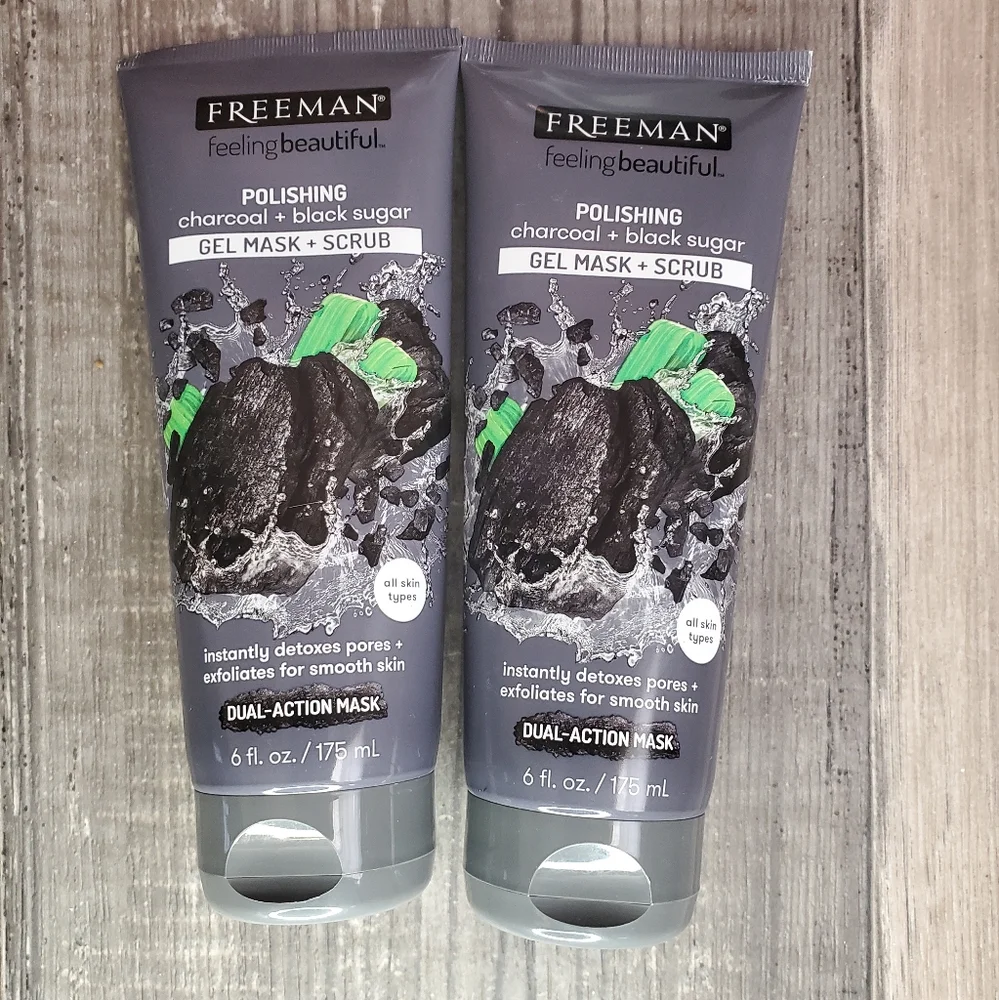 Charcoal Gel Mask Scrub & Face Mask Treatment - Picture 4 of 7